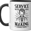 Taza Cerámica Profesional para Servicio Negro/Blanco