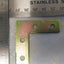 Soporte de ángulo L 2pulg metalizado set 4