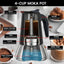 Olla Moka Acero Inox 4 Tazas con Placa Inducción 700W