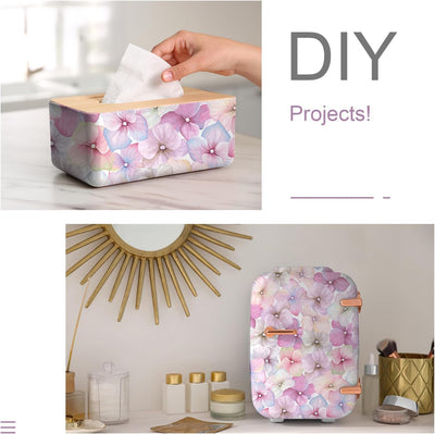 Papel tapiz floral hortensias acuarela para paredes