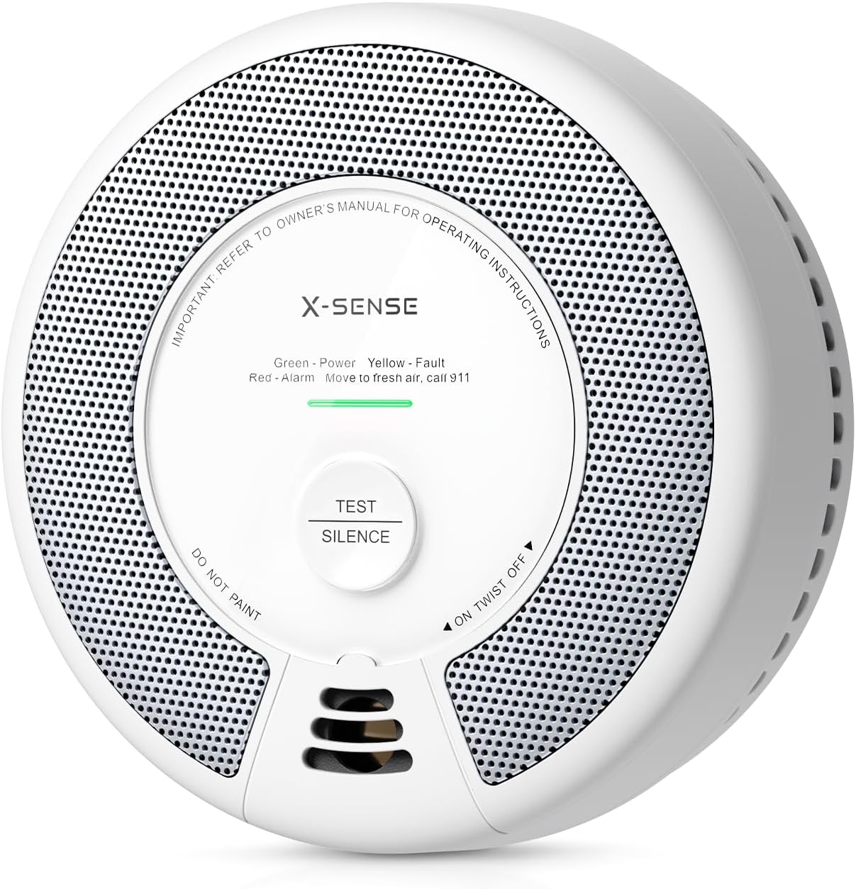 Detector humo y monóxido de carbono batería 10 años UL certificado