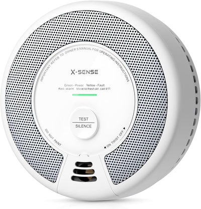 Detector humo y monóxido de carbono batería 10 años UL certificado
