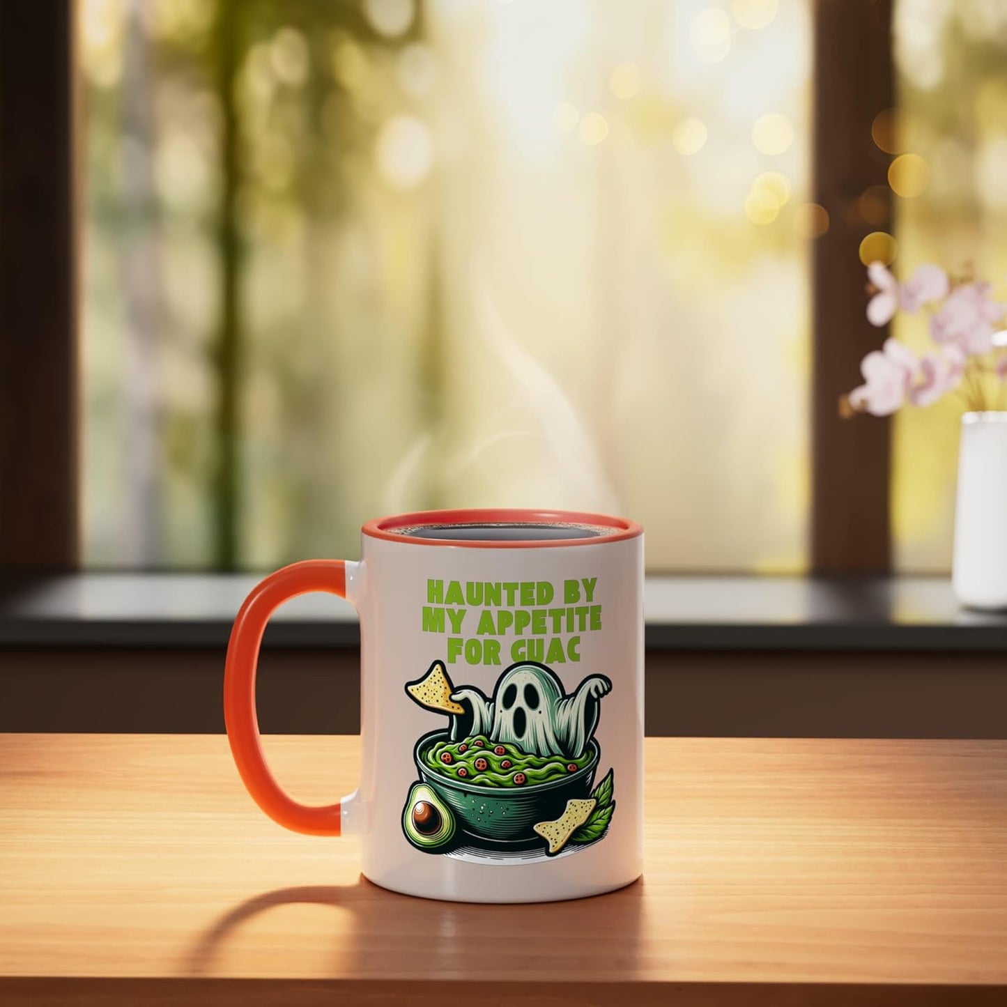 Taza cerámica para amante de la comida mexicana con frase divertida