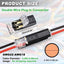Conectores enchufe doble cable LED 2 pines con hebilla