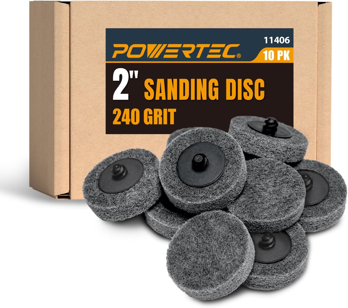 Discos lijado 2pulg para amoladora y taladro 10 pzas tipo R