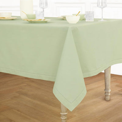 Mantel rectangular lino 58x120pulg con vainica lavable