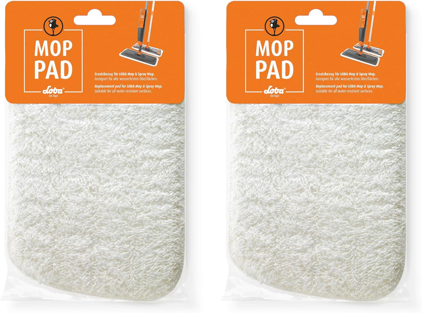 Almohadilla microfibra trapeador con spray set 2
