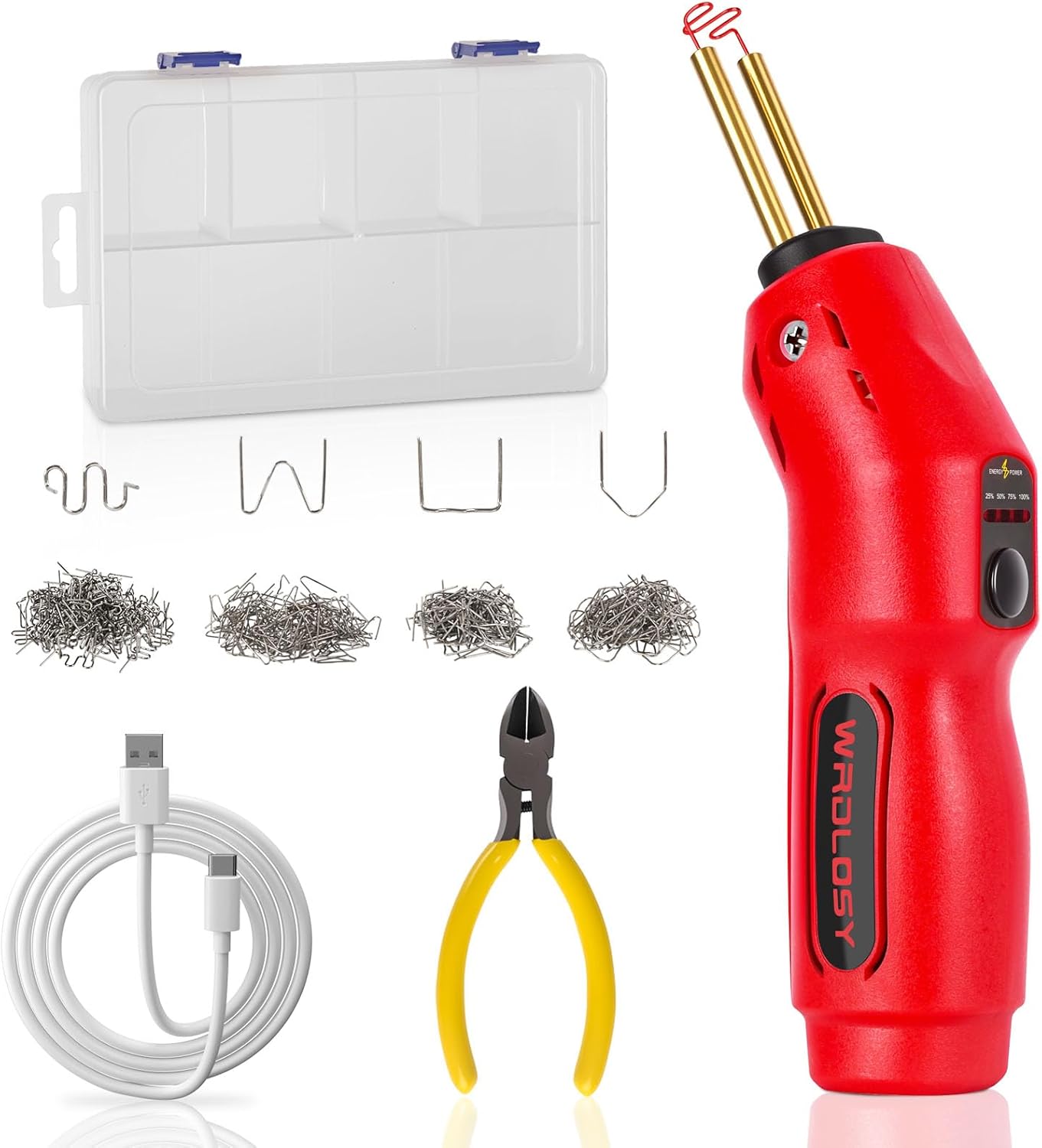 Soldador plástico inalámbrico 2600mAh 1380°F acero inox