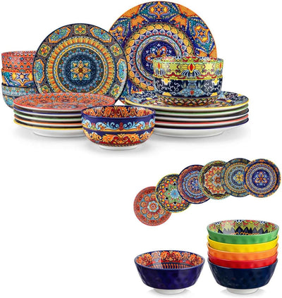 Set 18 Pzas Vajilla Bohemia Cuencos Cereales