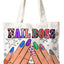 Bolsa de mano profesional de lona para mujer, regalo de carrera y compras reutilizable