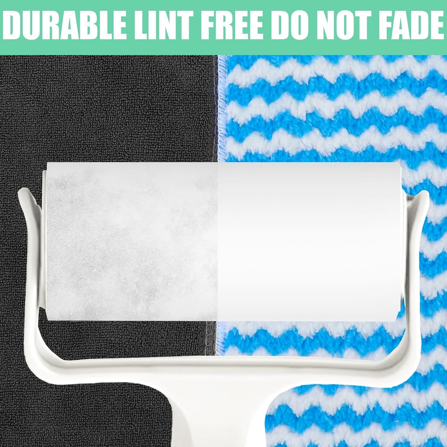 6 Paños Microfibra Reutilizables 12x12pulg Absorbentes