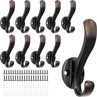 Ganchos metal para pared colgar toallas llaves batas