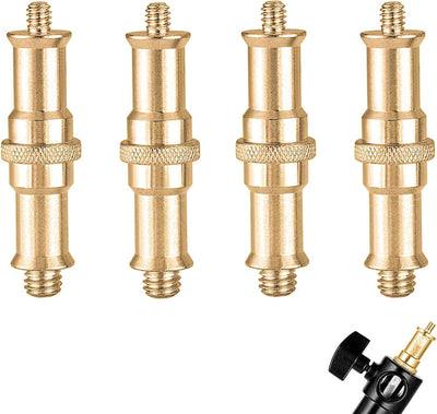 Adaptador trípode 1/4 a 3/8 pulg espiga soporte luz estudio