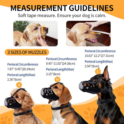 Bozal ajustable perros grandes transpirable cesta desmontable