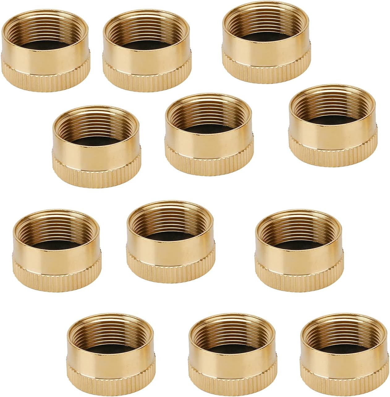Tapa tanque propano latón 1lb para estufa camping 12pzas