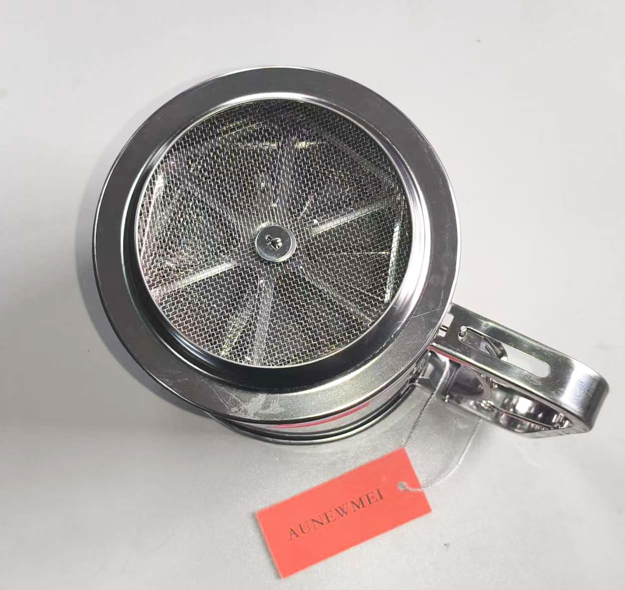 Cuchara de acero inox para tamizar harina y sifte