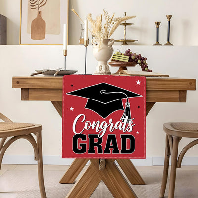 Camino mesa graduación 2026 rojo 13x72