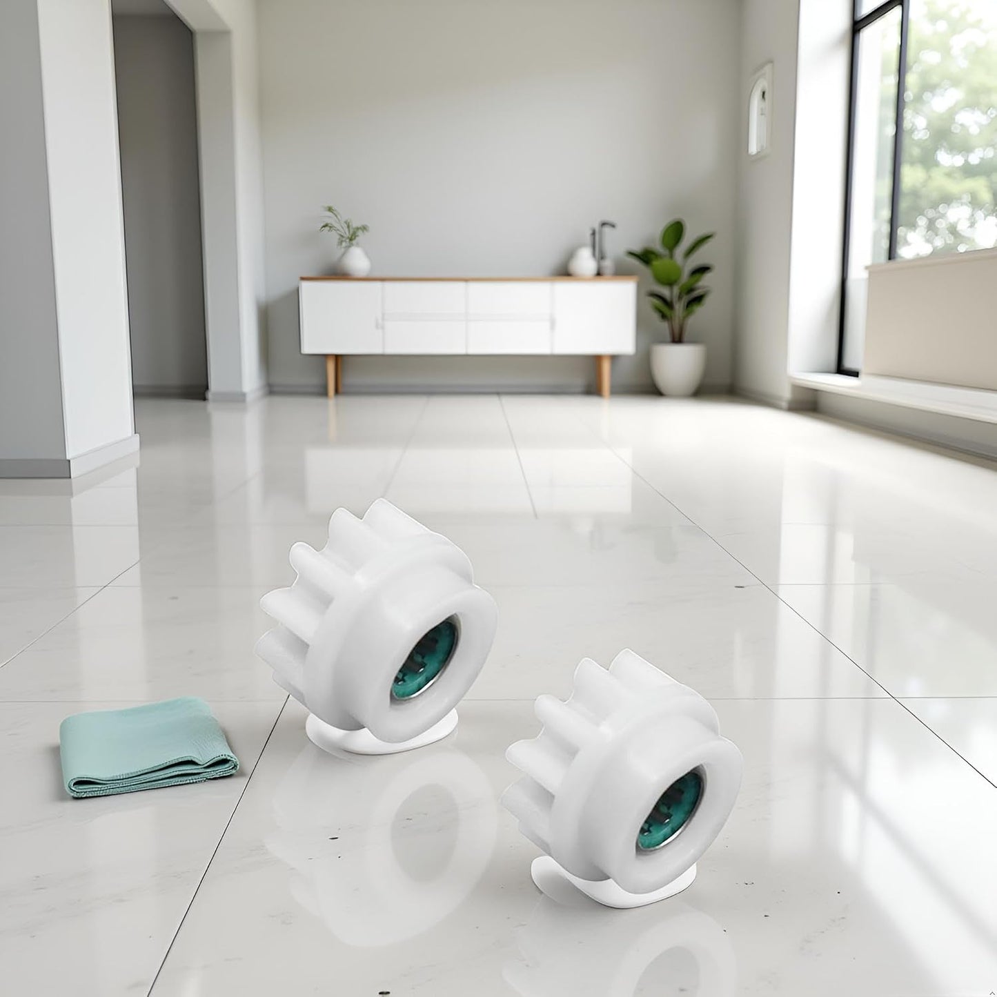 2 Pzas pedal fregona blanco para cubo giratorio OCedar