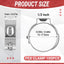 100 Abrazaderas PEX 1/2pulg Acero Inox 304 Plateado