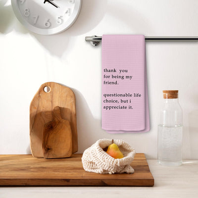 Toallas cocina sarcásticas rosa regalo anfitriona