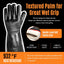 Guantes barbacoa neopreno resistente 14pulg