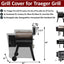 Cubierta para parrilla Traeger Pro 22 y 575 Serie 600D impermeable