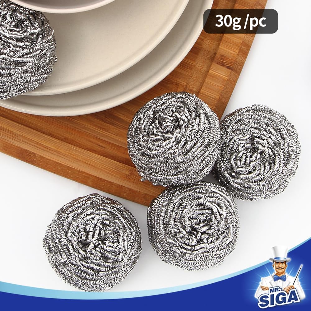 Estropajo acero inox set 6 1.06oz