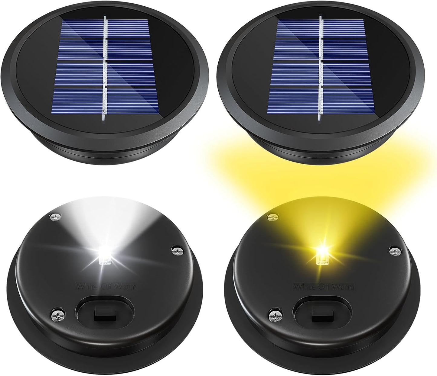 Set 4 Repuestos Luz Solar Linterna 3.34x2.83pulg