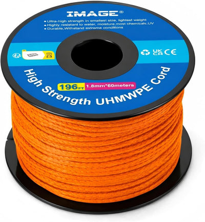 Cuerda paracaídas UHMWPE trenzada nailon 196ft alta resistencia