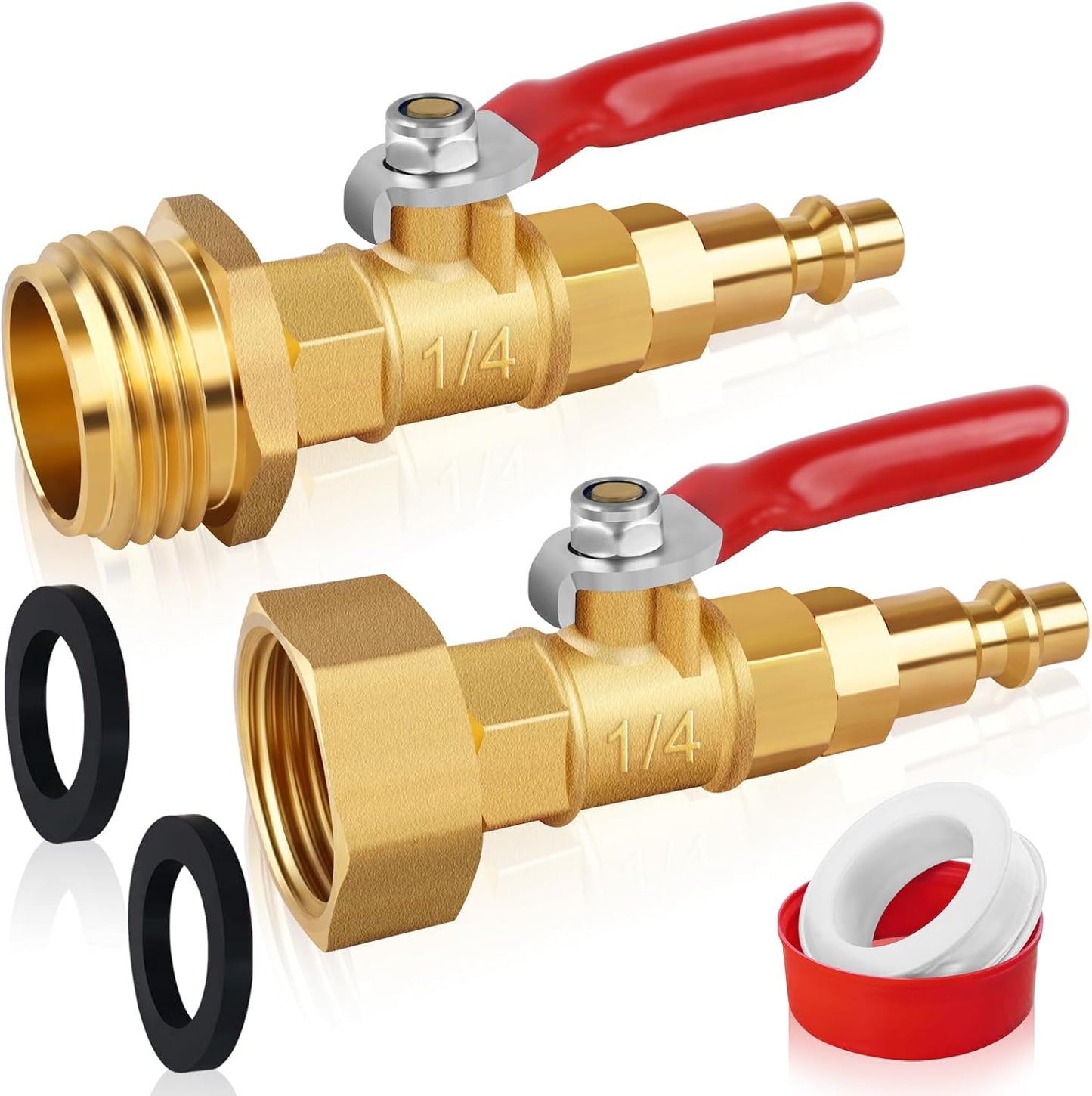Adaptadores 3/4pulg GHT latón válvula compresor aire