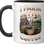 Taza Cerámica Café Agricultura Caffeine Negro/Blanco