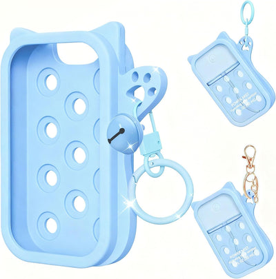 Funda silicona Touchland para aerosol 1oz con llaveros