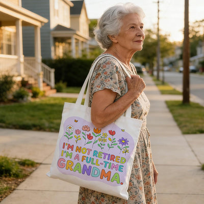 Bolsa regalo jubilación mujer abuela enfermera profesora