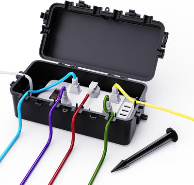 Caja eléctrica IP65 impermeable para exteriores e interiores
