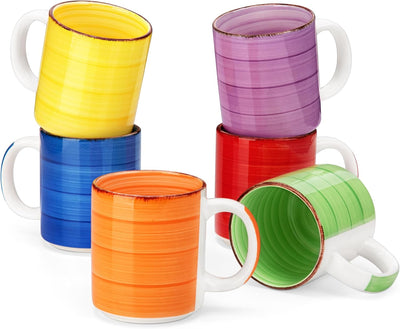 Set 6 Tazas Café Cerámica con Tapas