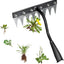 Rastrillo Hierro 8 Dientes Acero Carbono Jardinería