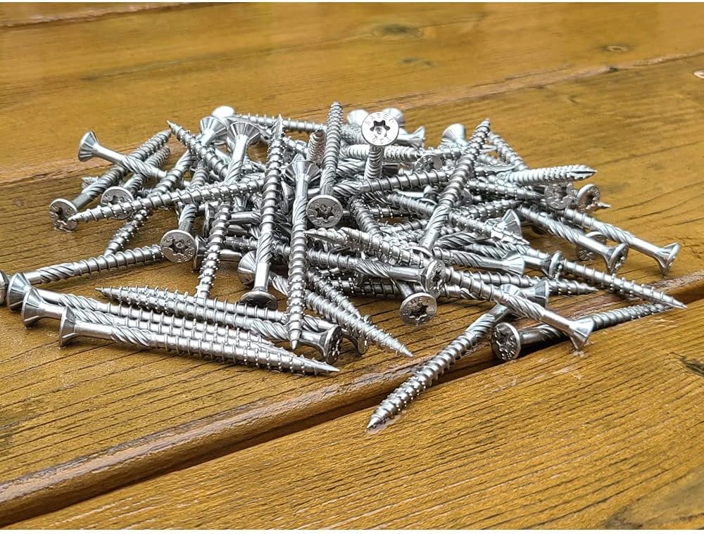Tornillos suelo con alas 1/4x3.5pulg metálicos resistentes