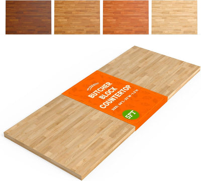 Encimera madera maciza bloque carnicero 5ft mesa escritorio cocina