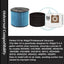 2 Filtros VF3500 2 Fundas Espuma para Aspiradora Ridgid 3-4.5gal