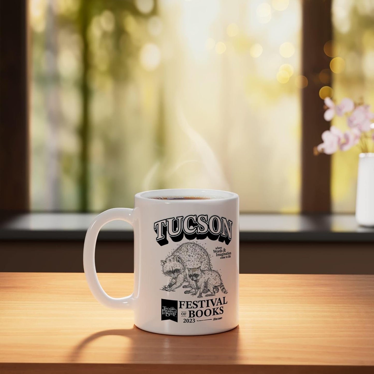 Taza Cerámica TFOB 2023 con Estilo Raccoon