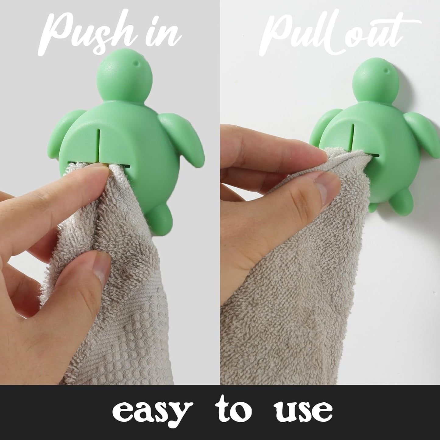 2 Ganchos Silicona para Colgar Toallas Baño Ducha Cocina