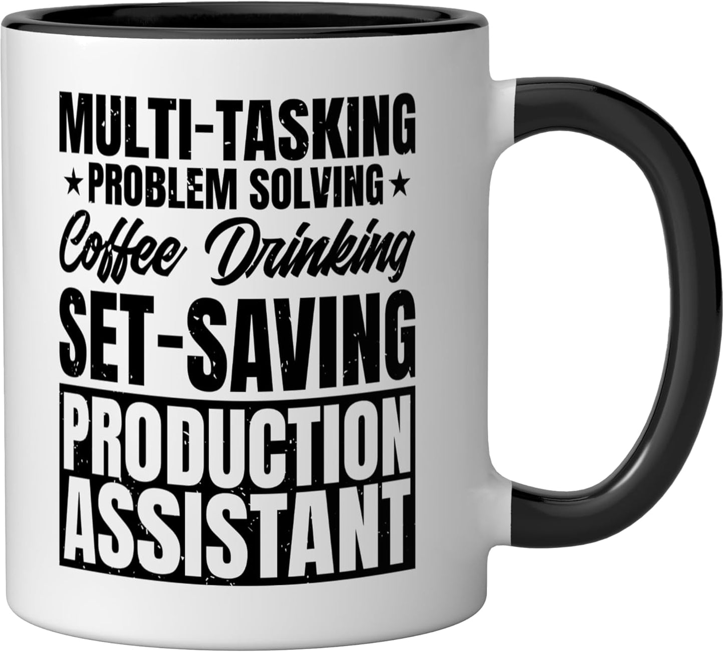 Taza Cerámica Humorística Assistant Black/White