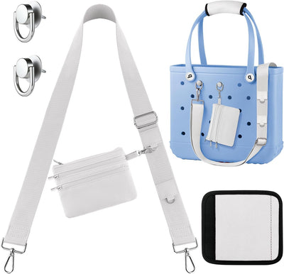 Cartera con correa para Bogg Crema