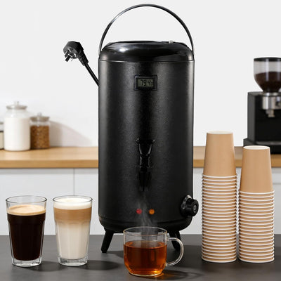 Dispensador bebidas caliente acero inox 12L con espita