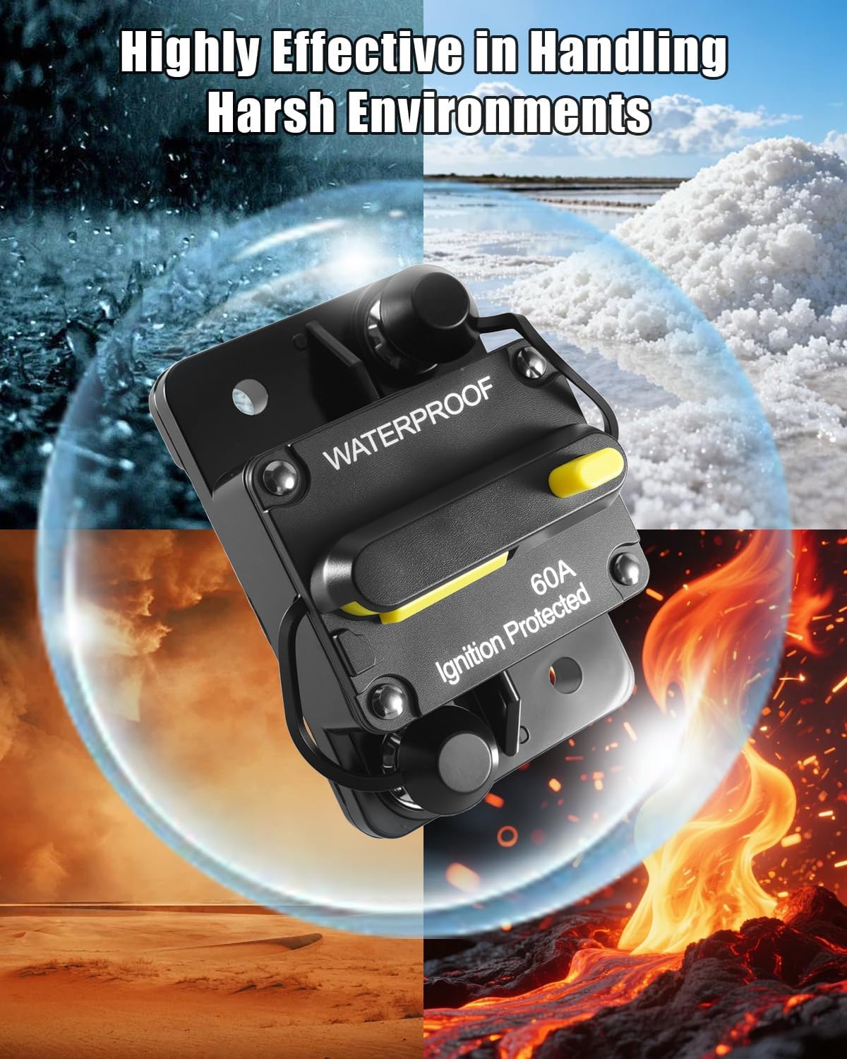 Disyuntor 60A para motor Minn Kota 12-48V