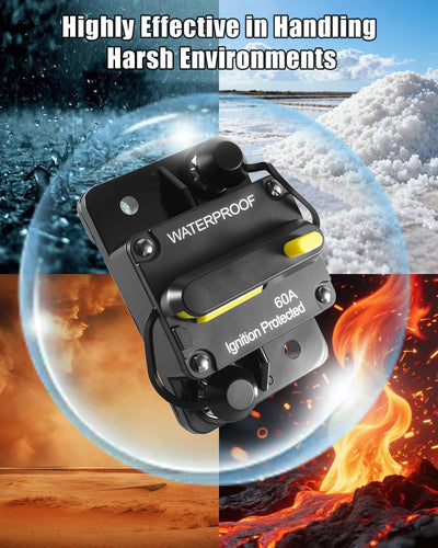 Disyuntor 60A para motor Minn Kota 12-48V
