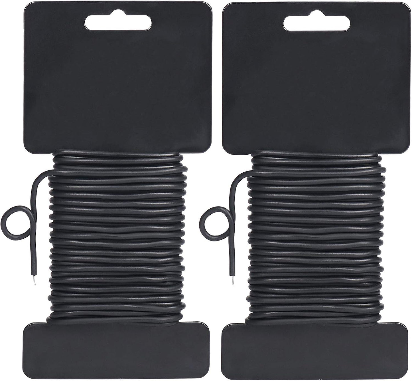 Lazos jardín reutilizables negro 52.5pies