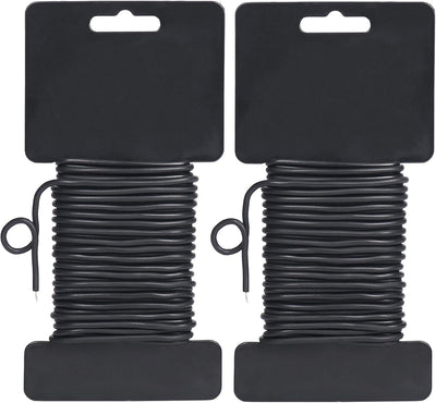 Lazos jardín reutilizables negro 52.5pies
