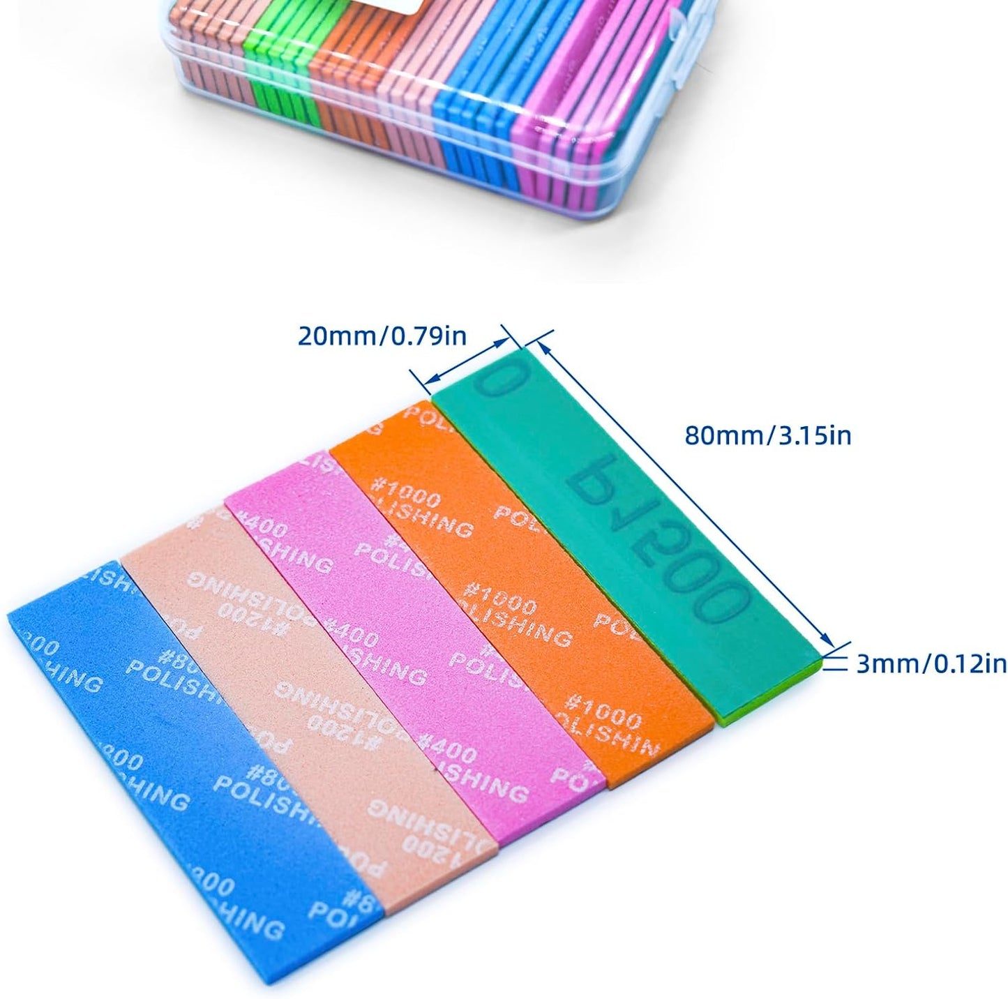Set 30 Esponjas Lijado 400-1500 Bloques Impermeables Madera Metal