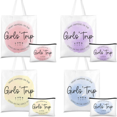 8 Pzas Regalos Viaje Mujer Bolsas Maquillaje y Mano Color Clásico